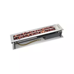 Lareira a Gás Modelo Stile 70cm - Jx Metais - 2986 - Empório do Lazer