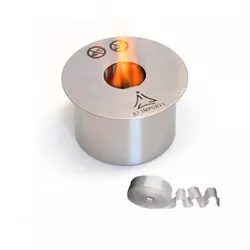 Queimador Ecológico Para Lareira Etanol 1,0 Litros Redondo Com Fita Térmica - K3 Imports - 934 - Empório do Lazer