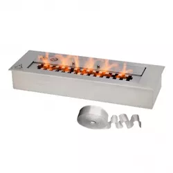 Queimador Ecológico Para Lareira Etanol De 46 Cm Com Fita Térmica - K3 Imports - 943 - Empório do Lazer