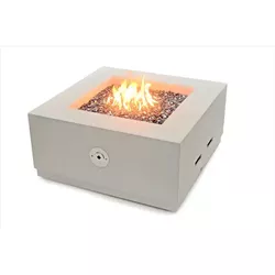 Lareira Fire Pit Á Gás Para Área Externa Tenerife Cinza Claro - K3 Imports - 5956 - Empório do Lazer