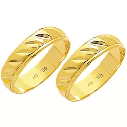 Alianças de casamento e noivado em ouro 18k 750 tr... - EMPORIUM DAS ALIANÇAS