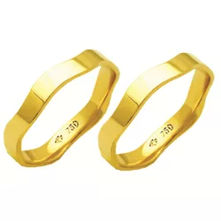 Alianças de casamento e noivado em ouro 18k. 750 a... - EMPORIUM DAS ALIANÇAS