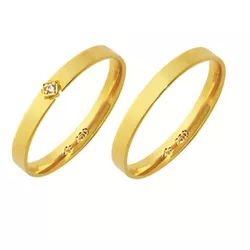 Alianças de casamento e noivado em ouro 18k 750 an... - EMPORIUM DAS ALIANÇAS