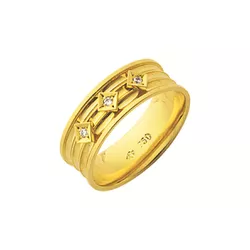 Alianças de casamento e noivado em ouro 18k 750 tr... - EMPORIUM DAS ALIANÇAS