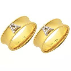 Alianças de casamento e noivado em ouro 18k 750 tr... - EMPORIUM DAS ALIANÇAS