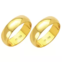 Alianças de casamento e noivado em ouro 18k. 750 t... - EMPORIUM DAS ALIANÇAS