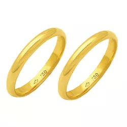 Alianças de casamento e noivado em ouro 18k 750 ab... - EMPORIUM DAS ALIANÇAS