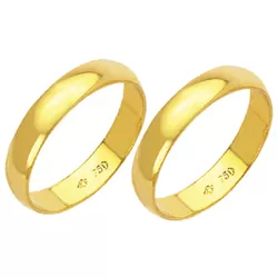 Alianças de casamento e noivado em ouro 18k 750 tr... - EMPORIUM DAS ALIANÇAS