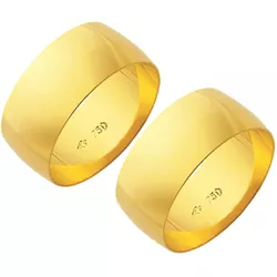 Alianças de casamento e noivado em ouro 18k 750 tr... - EMPORIUM DAS ALIANÇAS