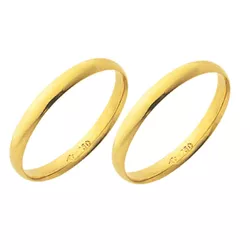 Alianças de casamento e noivado em ouro 18k 750 an... - EMPORIUM DAS ALIANÇAS