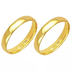 Alianças de casamento e noivado em ouro 18k 750 an... - EMPORIUM DAS ALIANÇAS