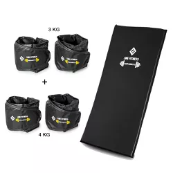 KIT 1 COLCHONETE + 1 PAR DE TORNOZELEIRAS 3 KG + 1... - Equipamentos Line Fitness