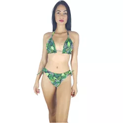 Biquíni Cortininha com Bojo Estampado - Acqua Life... - Estação Moda Praia