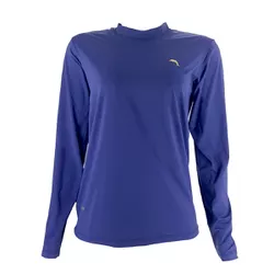 Camiseta Térmica Manga Longa UVA/UVB 50+ DRY - Azu... - Estação Moda Praia