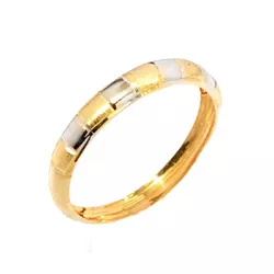 Aparador Individual De Ouro 18k Bicolor - 103245 - Fábrica do Ouro ®️
