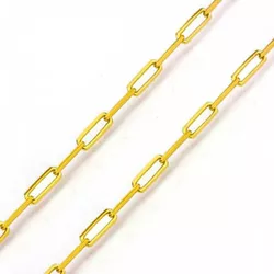 Corrente De Ouro 18k Cartie Longa De 0,9mm Com 40c... - Fábrica do Ouro ®️