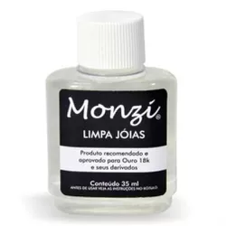 Liquido Limpa Joias De Ouro Monzi 35ml - 103781 - Fábrica do Ouro ®️