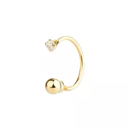 Piercing De Orelha, Nariz Ou Tragus De Ouro 18k Bo... - Fábrica do Ouro ®️