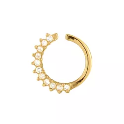 Piercing Helix e Septo De Ouro 18k redondo de Zirc... - Fábrica do Ouro ®️