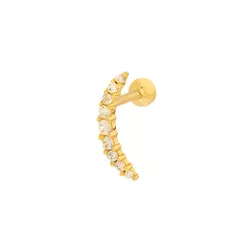 Piercing Cluster De Orelha De Ouro 18k Tragus de Z... - Fábrica do Ouro ®️