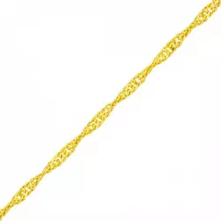 Pulseira De Ouro 18k Singapura De 1,2mm Com 18cm -... - Desejo de Prata ®️