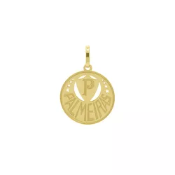 Pingente De Ouro 18k Time Palmeiras P - 103126 - Fábrica do Ouro ®️