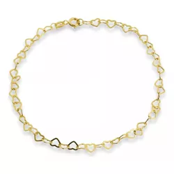 Pulseira Infantil De Ouro 18k Mini Love De 0,8mm C... - Fábrica do Ouro ®️