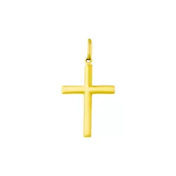 Pingente De Ouro 18k Cruz Com 16mm - 101113 - Fábrica do Ouro ®️