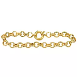 Pulseira De Ouro 18k Português De 4,0mm Com 19cm -... - Desejo de Prata ®️