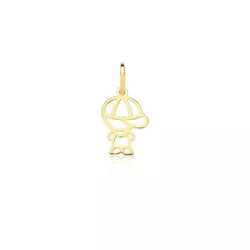 Pingente De Ouro 18k Menino Com Boné De 12mm - 101... - Fábrica do Ouro ®️