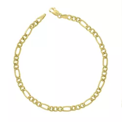 Pulseira De Ouro 18k Groumet 3x1 De 3,0mm Com 21cm... - Fábrica do Ouro ®️