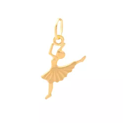 Pingente De Ouro 18k Bailarina - 101655 - Desejo de Prata ®️