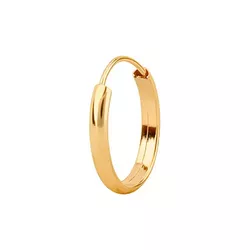 Brinco Masculino Individual De Ouro 18k Argola 14m... - Fábrica do Ouro ®️