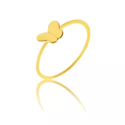 Anel De Ouro 18k Borboleta - 101828 - Fábrica do Ouro ®️
