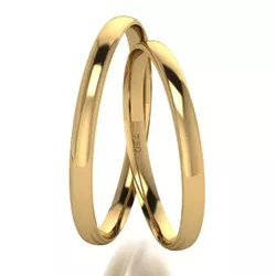 Par De Aliança De Ouro 18k Tradicional Com 2,5mm -... - Fábrica do Ouro ®️