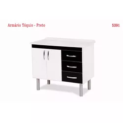 Gabinete Tóquio Preto - Rorato - FEDERZONI CASA & CONSTRUÇÃO