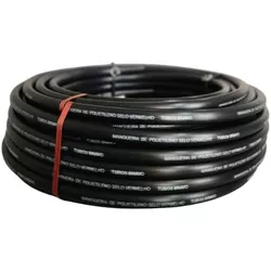 MANGUEIRA POLIET PRETA 3/4 X 2,0MM - FEDERZONI CASA & CONSTRUÇÃO