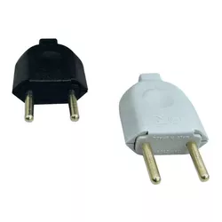 PINO MACHO 2P + T 10A 250V TRAM PT/BC 57412902 - FEDERZONI CASA & CONSTRUÇÃO