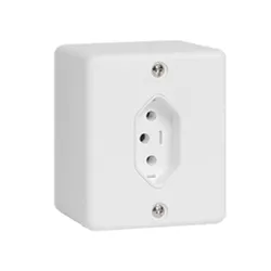 CX ILUMI 1TOM 2P+T 10A 250V BOX - FEDERZONI CASA & CONSTRUÇÃO