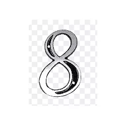 NUMERO ALUM 8 ESCOVADO LG - FEDERZONI CASA & CONSTRUÇÃO