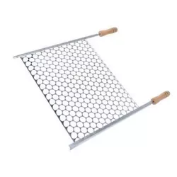 GRELHA P/ CHURRASCO INOX 30 X 50 - FEDERZONI CASA & CONSTRUÇÃO