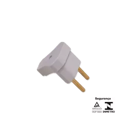 PINO TRIANGULAR 2P 10A 250V ILUMI BC 1443 - FEDERZONI CASA & CONSTRUÇÃO