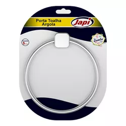 Porta Toalha Samba Argola Cromado - Japi - FEDERZONI CASA & CONSTRUÇÃO