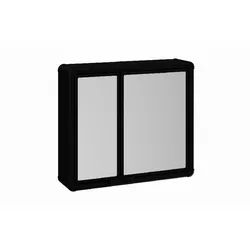 ARMARIO ASTRA SOBREPOR PRETO 54X45X11,3 LBP16/SC*... - FEDERZONI CASA & CONSTRUÇÃO