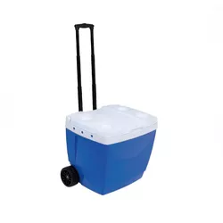 CAIXA TERMICA 42L MOR AZUL C/ RODA - FEDERZONI CASA & CONSTRUÇÃO