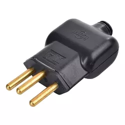 PINO MACHO 2P + T 10A 250V ILUMI PT 14070 - FEDERZONI CASA & CONSTRUÇÃO
