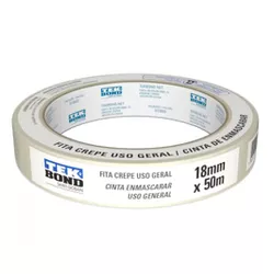 FITA CREPE 18 X 50MT TEKBOND - FEDERZONI CASA & CONSTRUÇÃO