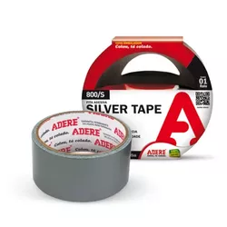 FITA SILVER TAPE ADERE 45MM X 5MT - FEDERZONI CASA & CONSTRUÇÃO