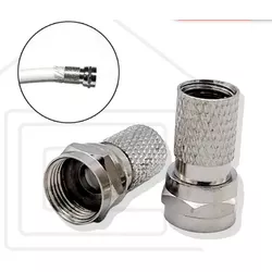 CONECTOR CABO COAXIAL ROSCA RG59 2UN - FEDERZONI CASA & CONSTRUÇÃO