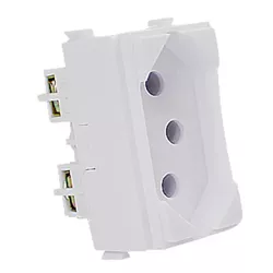 Módulo Tomada ILUMI I9 10A Branco 95140 - FEDERZONI CASA & CONSTRUÇÃO